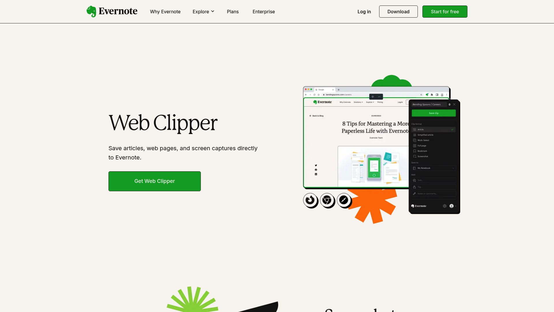 Best Chrome Extensions for Students - Evernote Web Clipper