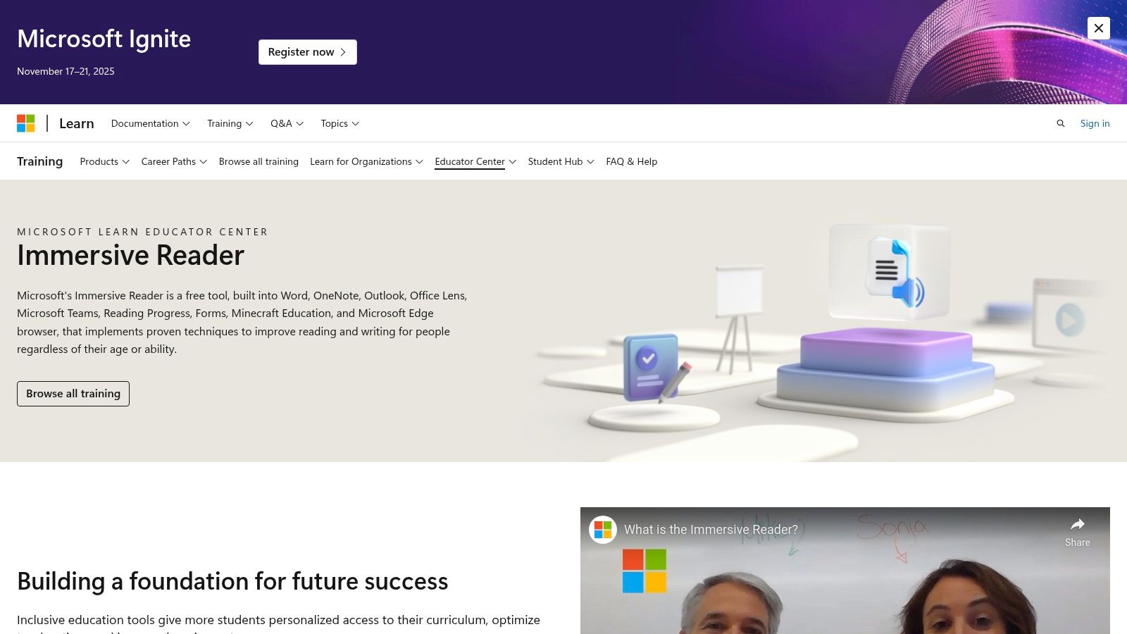 10. Microsoft イマーシブ リーダーに関する画像