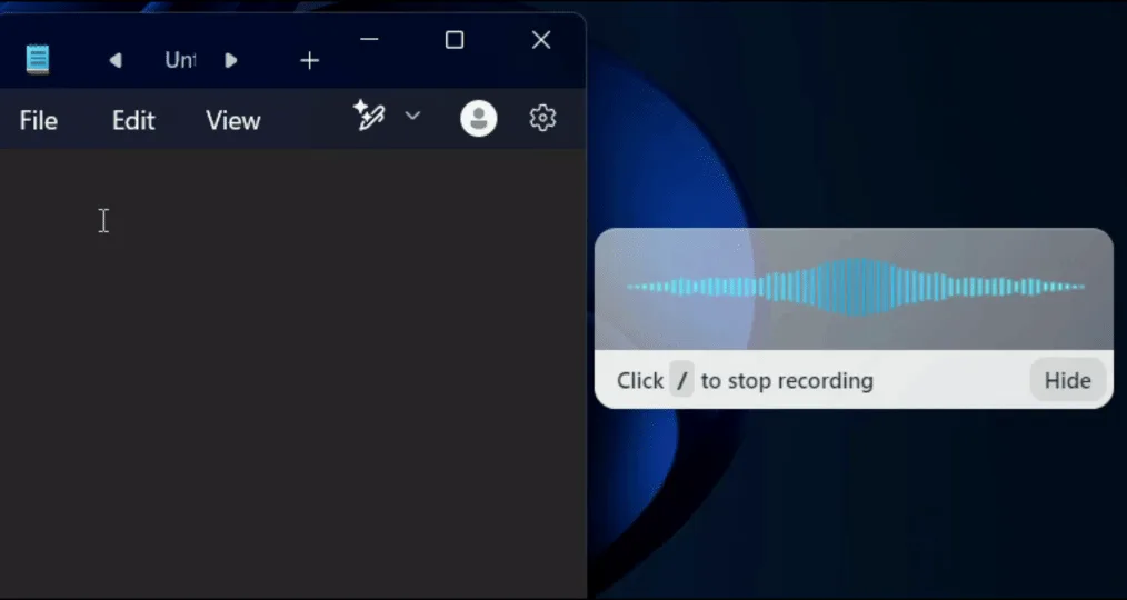 Voicy dictation workflow in Firefox