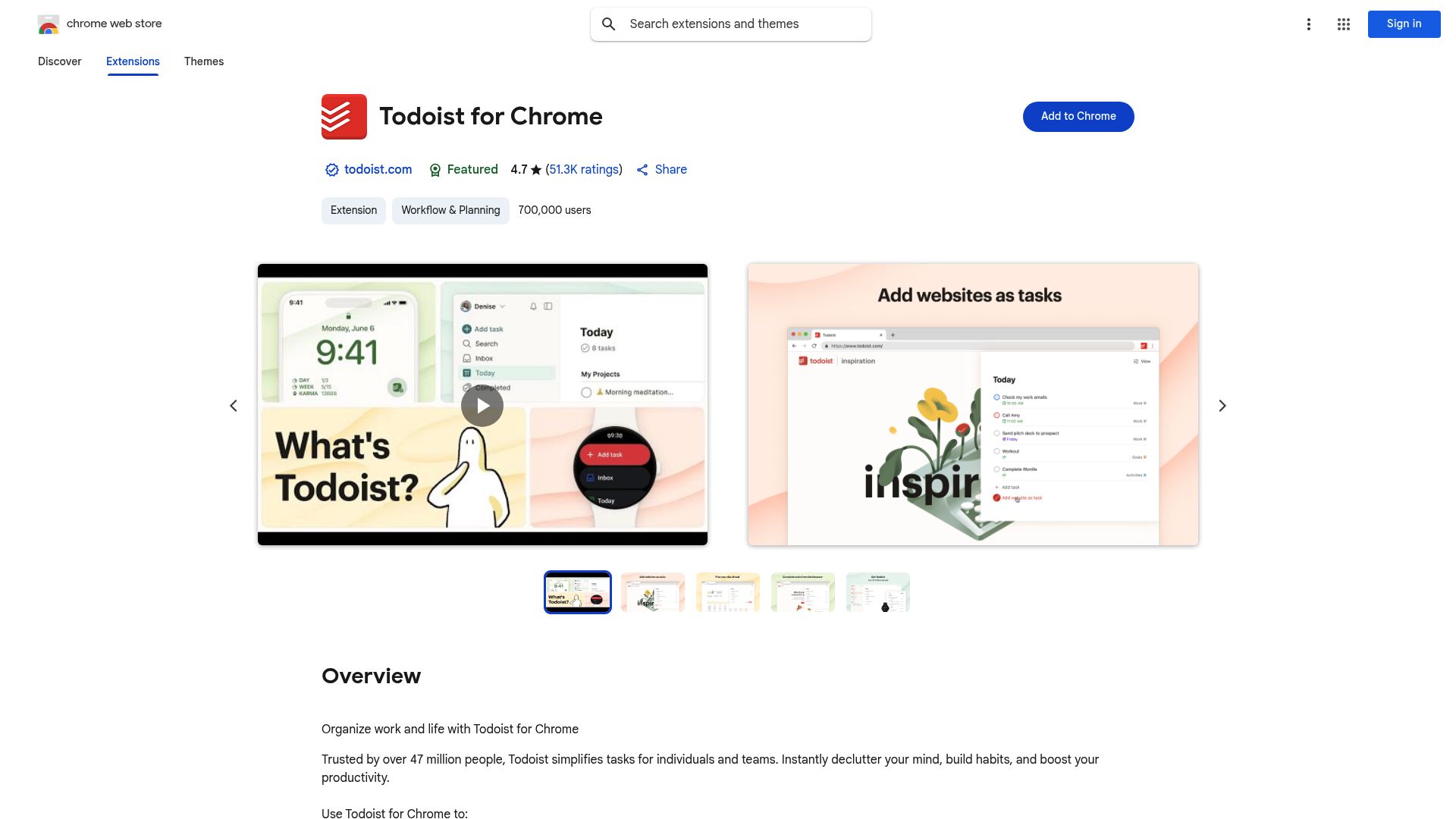 Edge Browser Extensions to Boost Productivity in 2026 - Todoist for Chrome – Task & Project Management