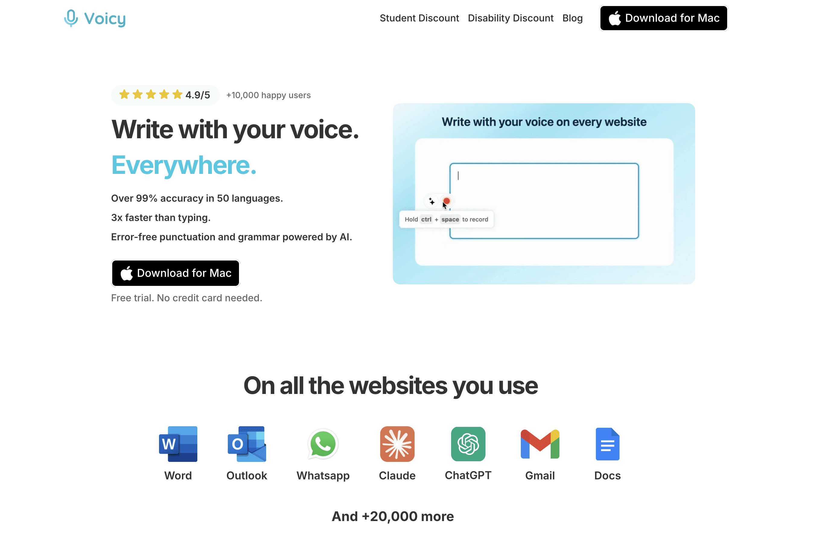 Voicy product screenshot