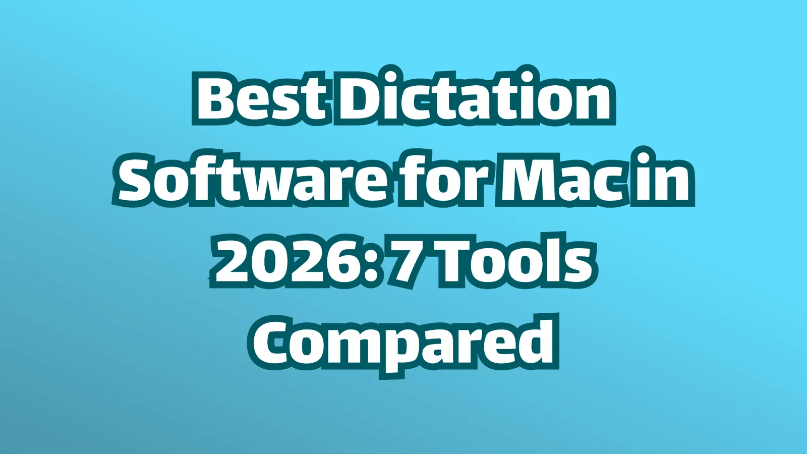 Titelbild: Die beste Spracherkennung für Mac in 2026: 7 Tools im Vergleich