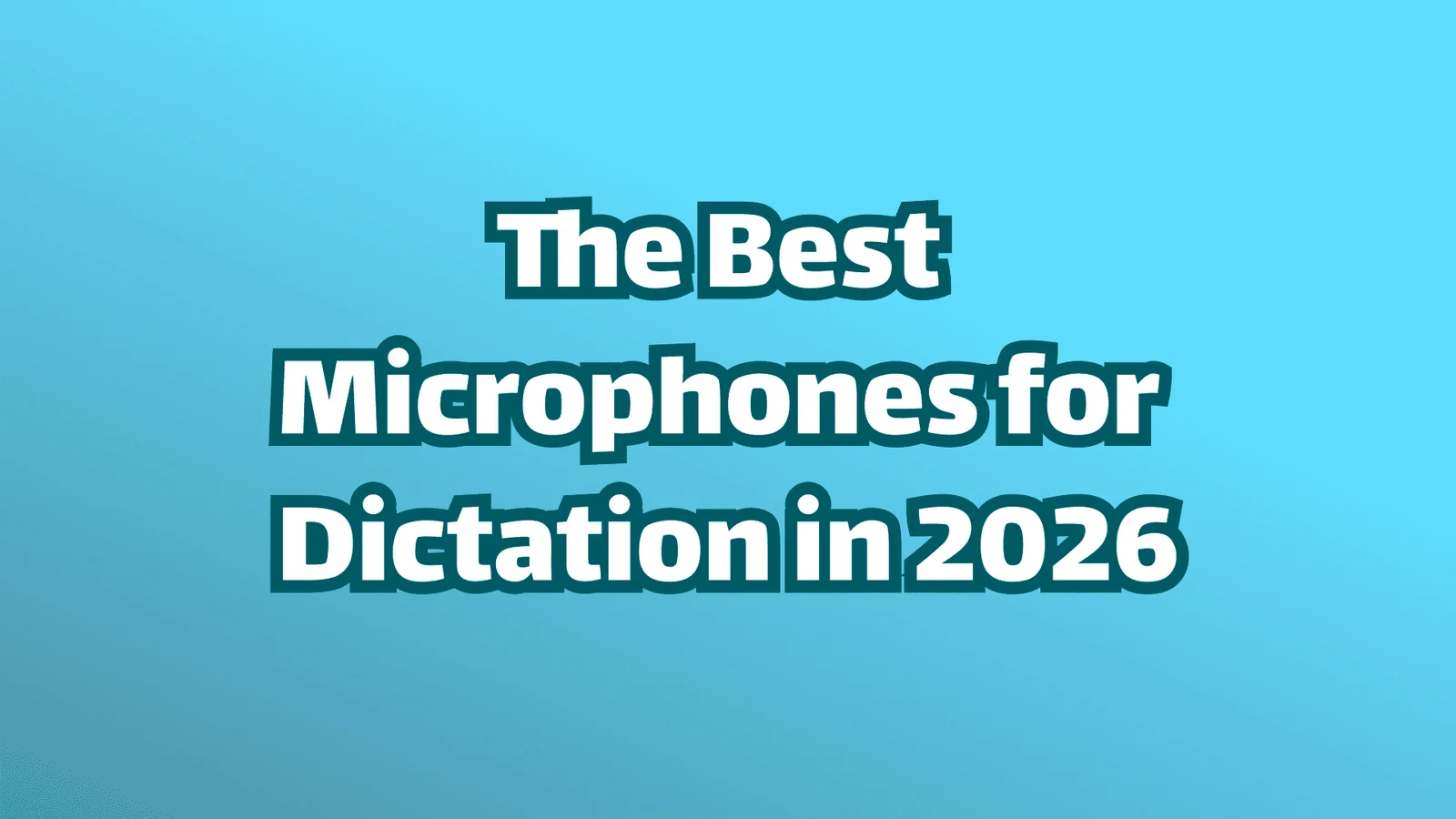 Titelbild: Die besten Mikrofone für Spracherkennung im Jahr 2026