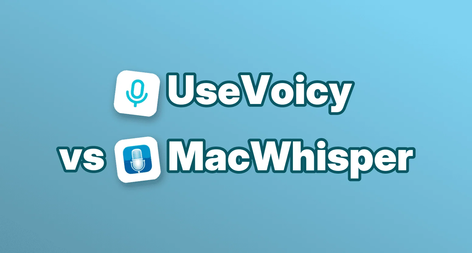 UseVoicy vs MacWhisper