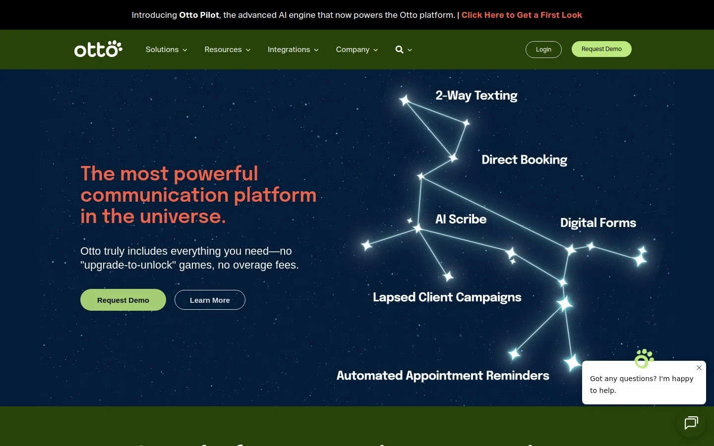 Otto homepage screenshot