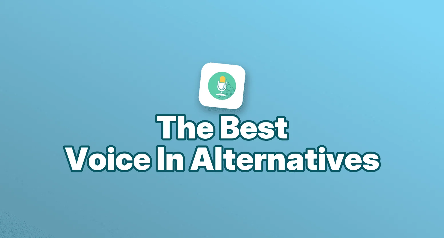 Titelbild für Voice In Alternativen: 7 Spracherkennung-Tools im Vergleich 2026
