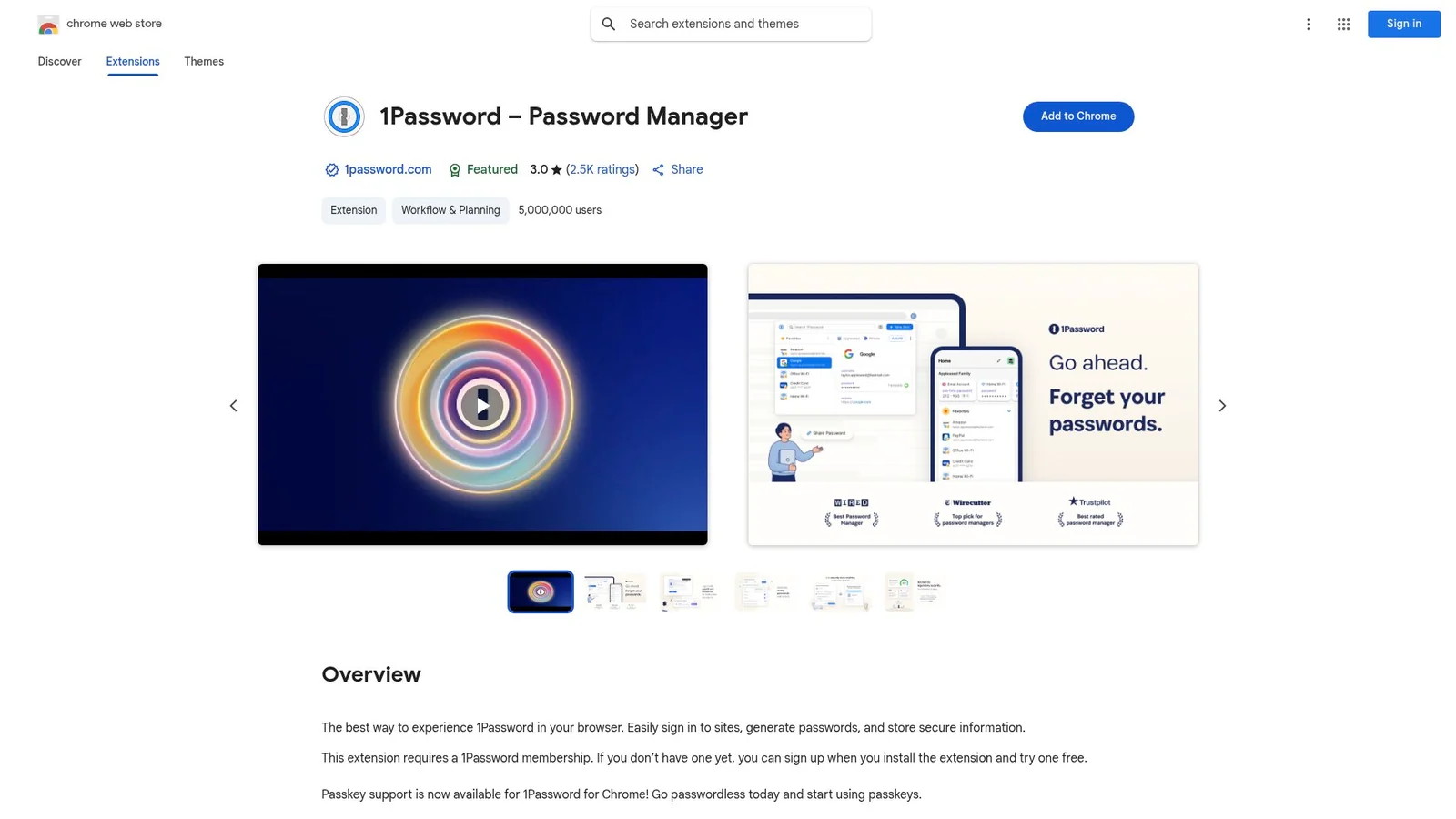1Password Extension