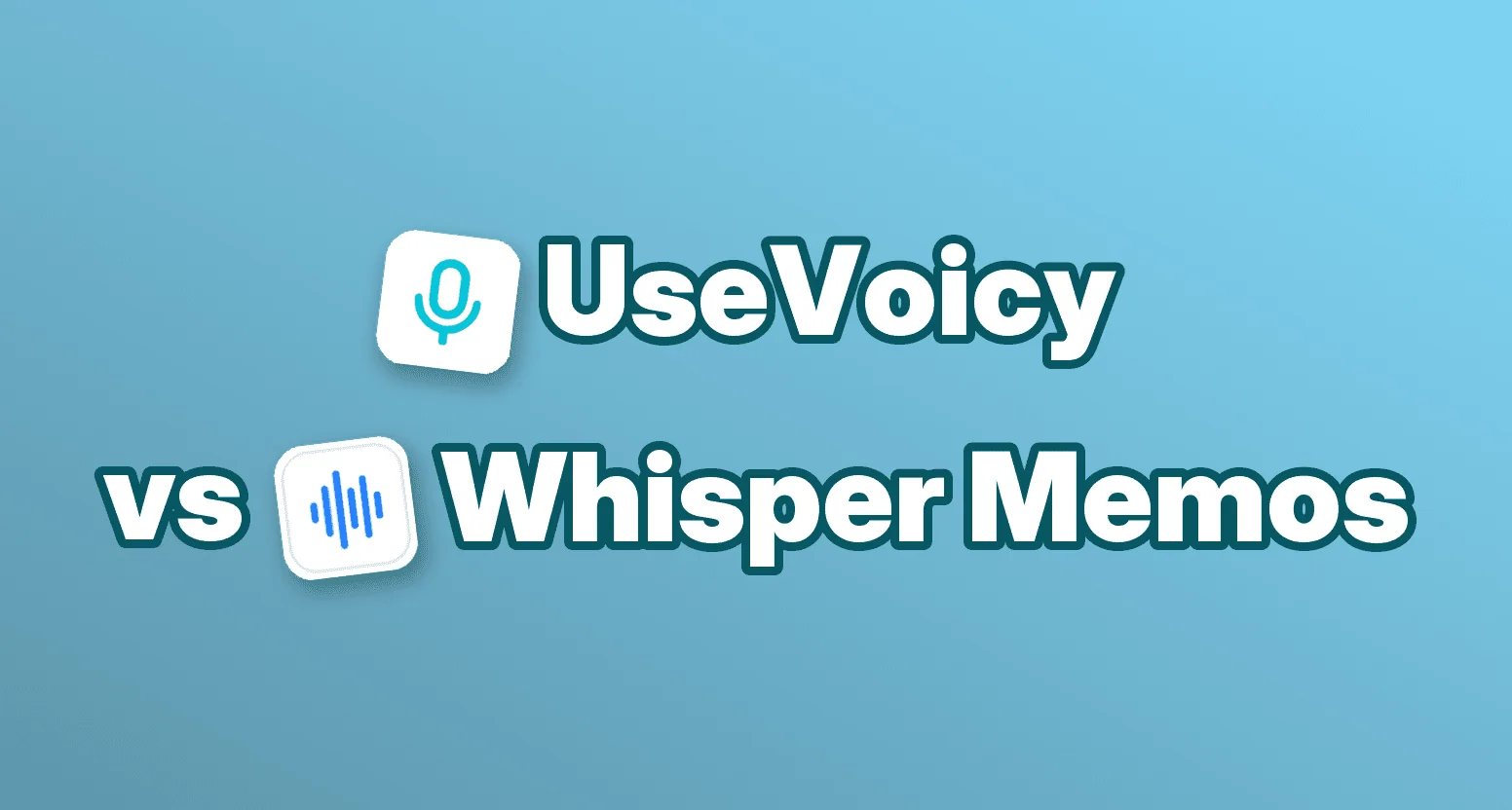 UseVoicy vs Whisper Memos