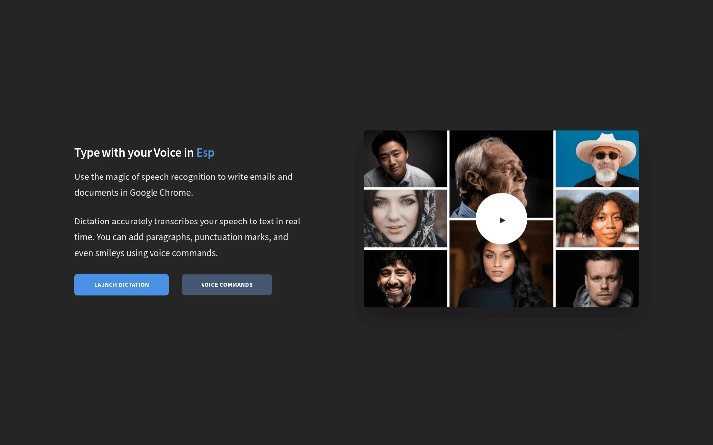 Dictation.io product screenshot