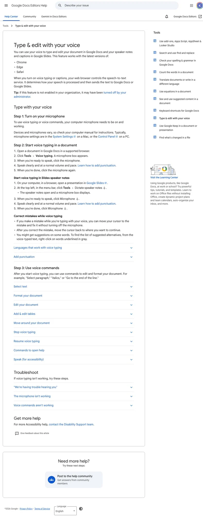 Gboard / Google Voice Typing product screenshot
