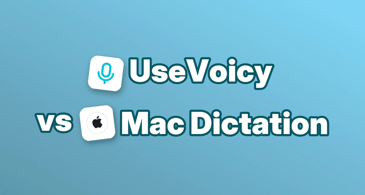 UseVoicy vs Mac Dictation