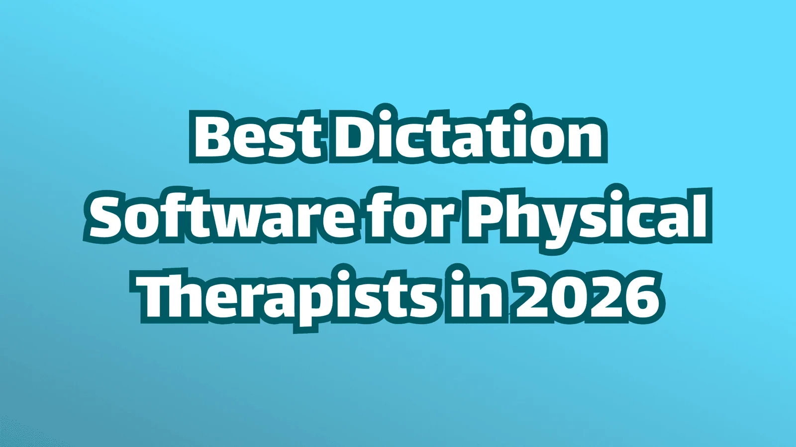 Beste Spracherkennungssoftware für Physiotherapeuten im Jahr 2026